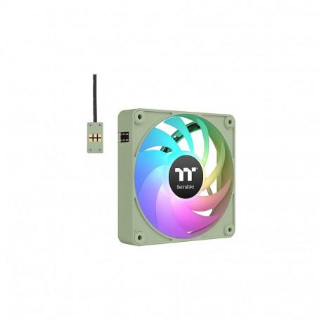 "140mm Thermaltake CT140 EX ARGB Sync PC Cooling Fan Matcha Green 3 Fan Pack"