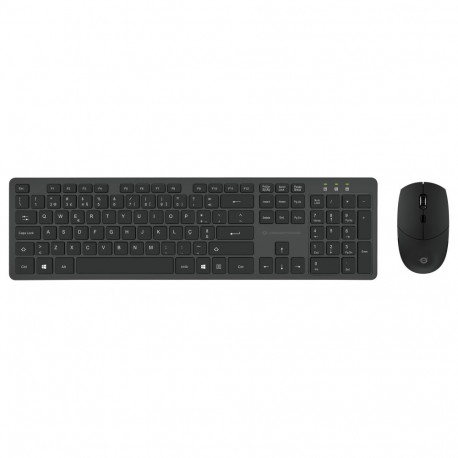 "CONCEPTRONIC Wireless Keyboard+Mouse,Layout portugiesisch sw"