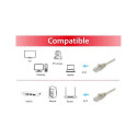 "Equip Patchkabel Cat6 U/UTP 2xRJ45 1.00m beige Polybeutel"