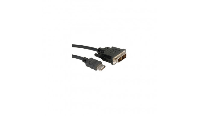"ROLINE DVI KABEL.DVI-HDMI.5M"