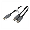 "ROLINE USB-C SPLIT-LADEKABEL 1 8M"
