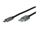 "ROLINE USB2.0 KABEL C-A SLBR-SW 0 8M"