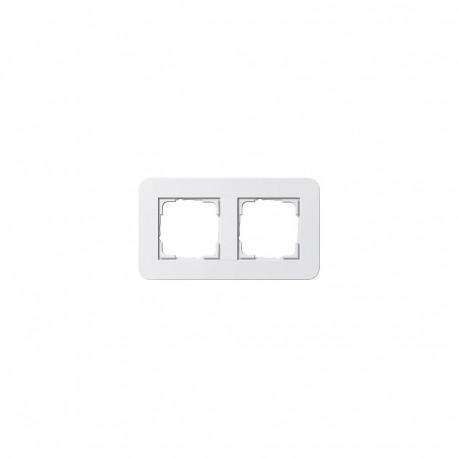 GIRA 0212410 2-osaline raam E3 puhasvalge