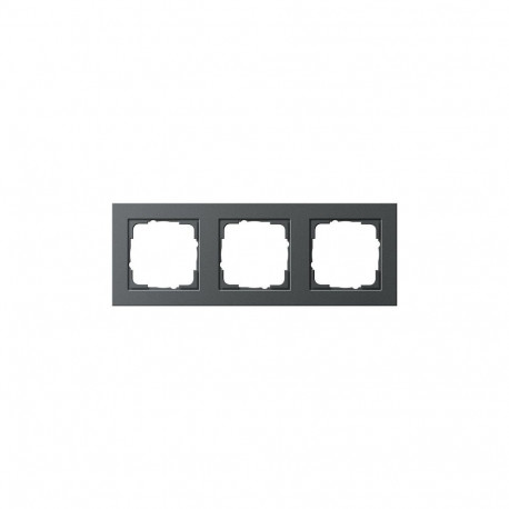 "GIRA 021323 Rahmen 3f anthrazit E2 3-fach E2"