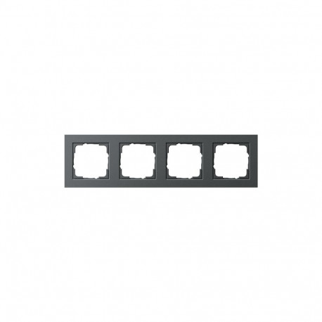 "GIRA 021423 Rahmen 4f anthrazit E2 4-fach E2"