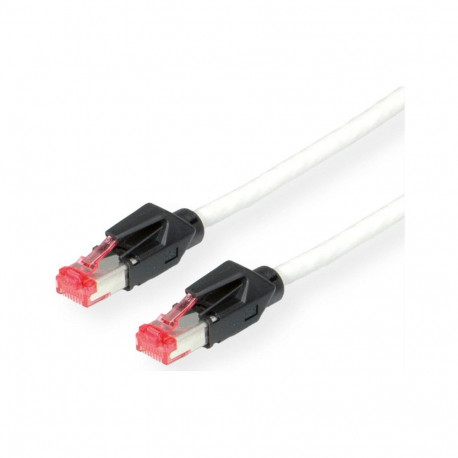 "KERPEN Patchkabel Cat.6 (Class E) S/F, MegaLine F6-90, HiRose TM21, LSOH, grau, 15 m"