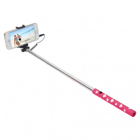 "Ultron Selfie-Stick Hot Shot pink white heart"