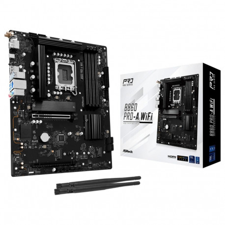 "ASRock B860 Pro-A WiFi 1851 ATX HDMI/DP DDR5"