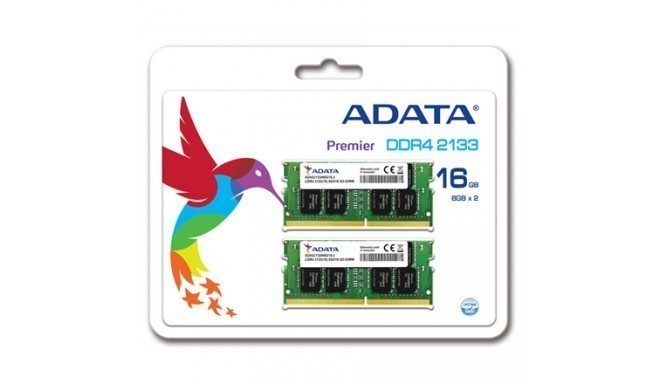 ADATA 16 GB, DDR4, 260-pin SO-DIMM, 2133 MHz,