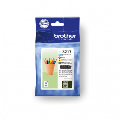"Brother Tinte LC-3217VALDR Value Pack (BK(C/M/Y)"