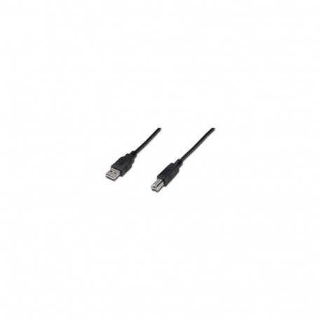 "DIGITUS USB 2.0 Anschlusskabel Typ A -B St/St 3.0m sw"