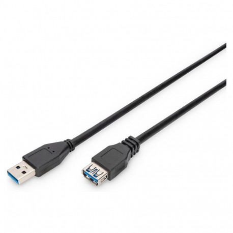 "DIGITUS USB 3.0 Verlängerungskabel Typ A -A St/Bu 3.0m, sw"