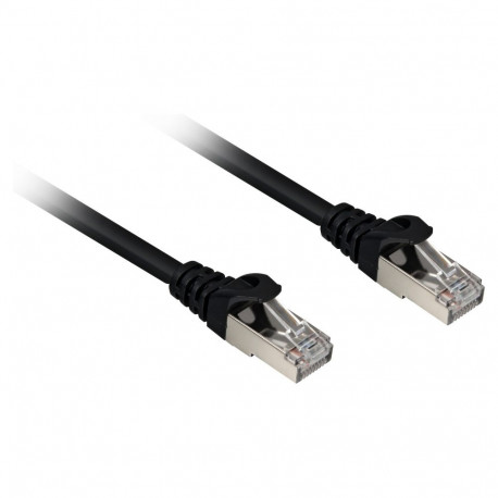 "Sharkoon Patchkabel RJ45 Cat.6a SFTP (schwarz. 20 Meter. LSOH (Halogenfrei))"