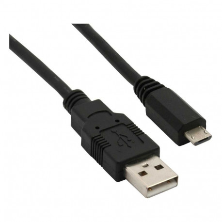 "Kabel USB 2.0 A-B Micro 0.5m schwarz"