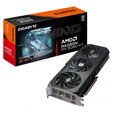 Gigabyte Radeon RX 9060 XT 16GB GDDR6 Gaming OC 3 ventilaatoriga