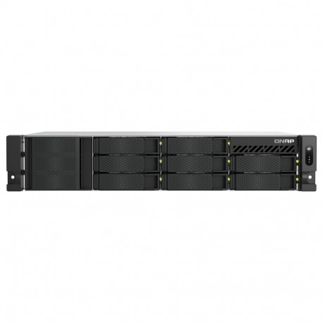 "QNAP TS-855eU-RP-8G 8-bay short depth rackmount NAS Intel Atom C5125 8C 2.8GHz 8GB RAM 2x2.5GbE 2xM