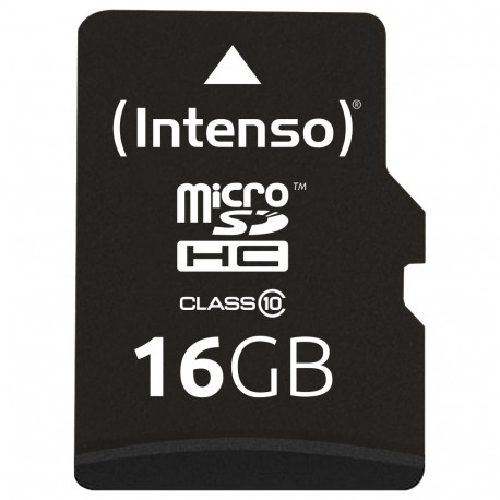 Intenso mälukaart MicroSDHC 16GB 20MB/s adapteriga