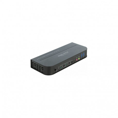 "DELOCK HDMI KVM Switch 4K 60Hz mit USB 3.0 und Audio"