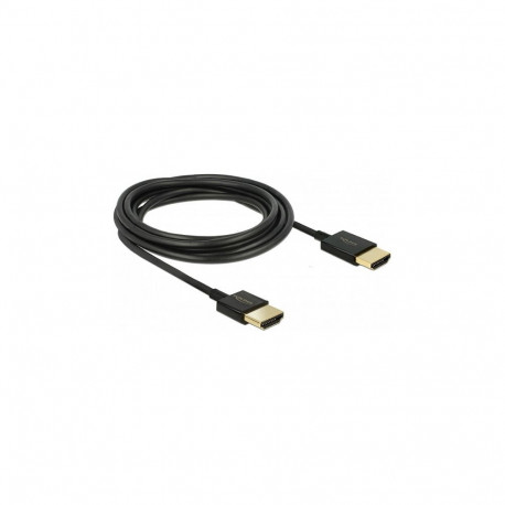 "Kabel High Speed HDMI mit Ethernet - HDMI-A Stecker > HDMI-A Stecker 3D 4K 0,25 m Slim High Quality