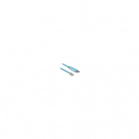 "Adapter USB 2.0 Typ-A Stecker > 1 x Seriell RS-232 RJ45 Stecker 3,0 m blau"