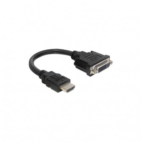"DELOCK Adapterkabel HDMI St > DVI 24+1 Buchse"