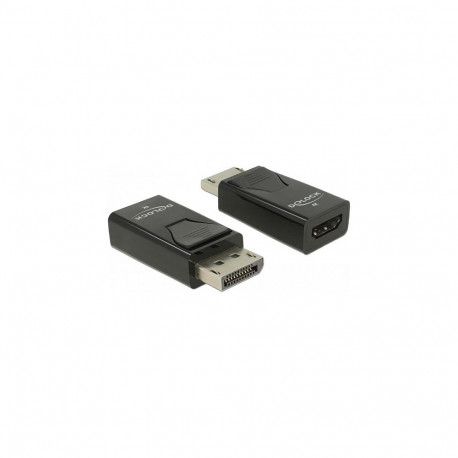 "Adapter DisplayPort 1.2 Stecker zu HDMI Buchse 4K Passiv schwarz"