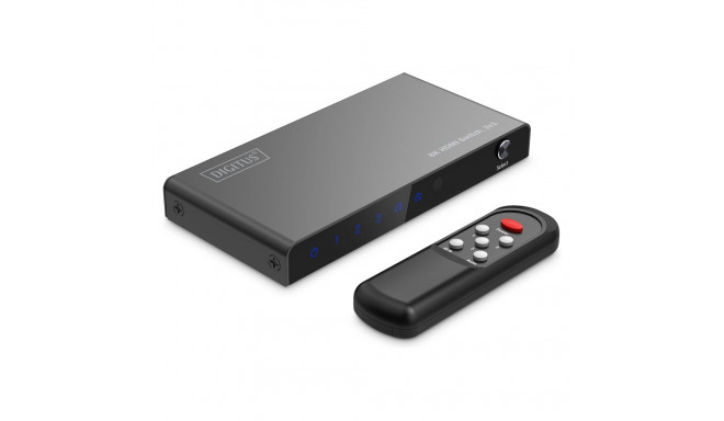 DIGITUS HDMI lüliti, 3x1 8K/60Hz HDR, HDCP 2.3