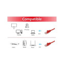 "Equip Patchkabel Cat6 U/UTP 2xRJ45 5.00m rot Polybeutel"