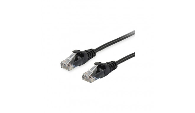 "Equip Patchkabel Cat6 U/UTP 2xRJ45 0.25m schwarz Polybeutel"