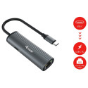 "Equip Dock USB-C->GbE.100WPD3.0 15cm gr"