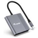 "Equip Dock USB-C->HDMI.USB-A.100WPD 25cm gr"