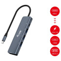 "Equip Dock USB-C->HDMI.3xUSB3.0.100WPD 25cm gr"