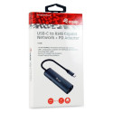 "Equip Dock USB-C->GbE.100WPD3.0 15cm gr"