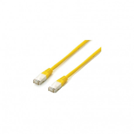 "Equip Patchkabel Cat6A S/FTP 2xRJ45 0.50m gelb Plat.LSZH Polybeutel"
