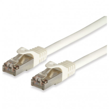 "Equip Patchkabel Cat6A S/FTP 2xRJ45 1.00m weiß Cat7ProLSZH Polybeutel"