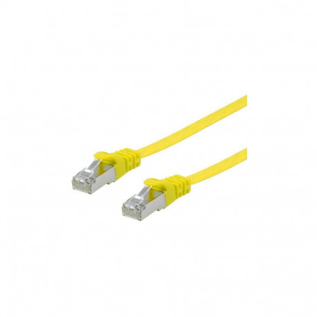 "Equip Patchkabel Cat6A U/FTP 2xRJ45 0.50m gelb Flach LSZH Polybeutel"