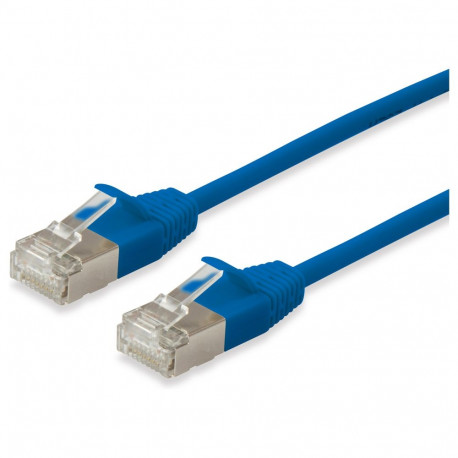 "Equip Patchkabel Cat6A F/FTP 2xRJ45 15.00m blau Slim LSZH Polybeutel"