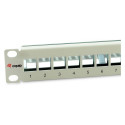 "Equip Patchpanel 12x Cat6A 10"" FTP 1HE Keystone Montage ws"