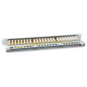 "Equip Patchpanel 48x RJ45 Cat6A 19"" FTP 1HE Premium hellgrau"