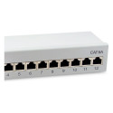 "Equip Patchpanel 12x RJ45 Cat6A FTP 1HE Premium hellgrau"