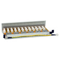 "Equip Patchpanel 12x RJ45 Cat6A FTP 1HE Premium hellgrau"
