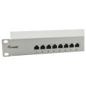 "Equip Patchpanel 16x RJ45 Cat6 19"" FTP 1HE ISO/IEC hellgrau"