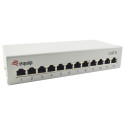 "Equip Patchpanel 12x RJ45 Cat6 FTP Desktop ISO/IEC hellgrau"