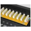 "Equip Patchpanel 24x Cat6 19"" UTP 1HE Keystone Montage sw"
