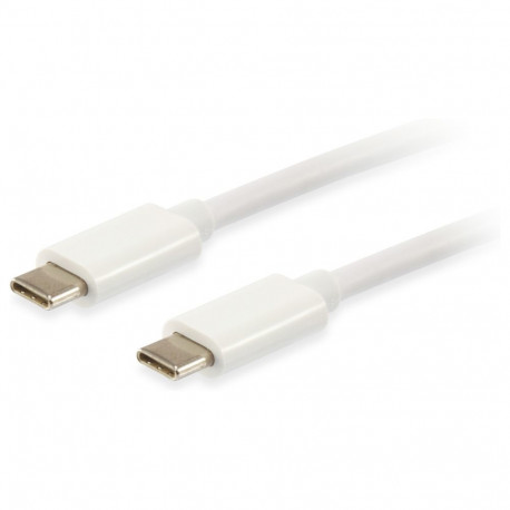 "Equip Kabel USB-C 3.2 -> C Plat. St/St 2.00m 3A 4K/60Hz ws Polybeutel"