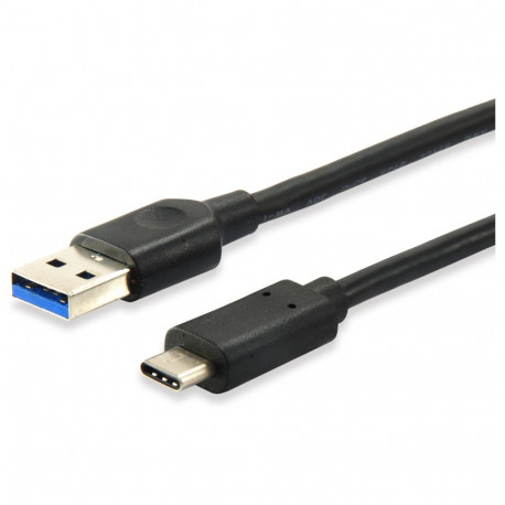 "Equip Kabel USB-A 3.2 -> C St/St 1.00m 3A/20V sw Polybeutel"
