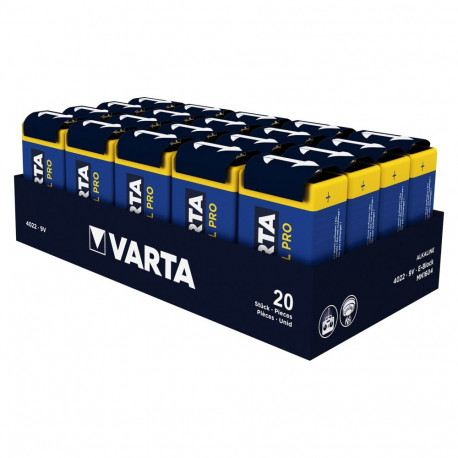 "Batterie 9V E-Block (6LR61) *Varta* Industrial Pro - 20-Pack"