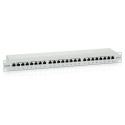 "Equip Patchpanel 24x RJ45 Cat6 19"" UTP 1HE Premium hellgrau"