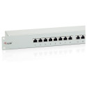 "Equip Patchpanel 16x RJ45 Cat6 19"" FTP 1HE ISO/IEC hellgrau"