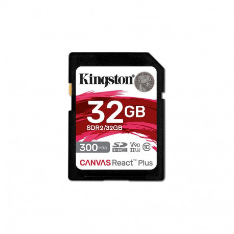 Kingston Canvas React Plus XC 32GB mälukaart 300MB/s